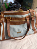 Leather tote bags